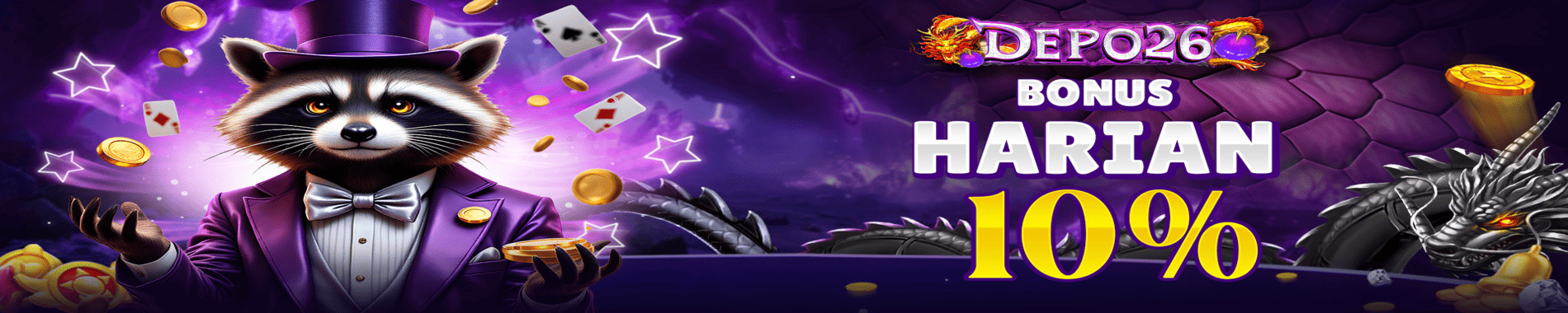 DEPO26 BONUS HARIAN 10%